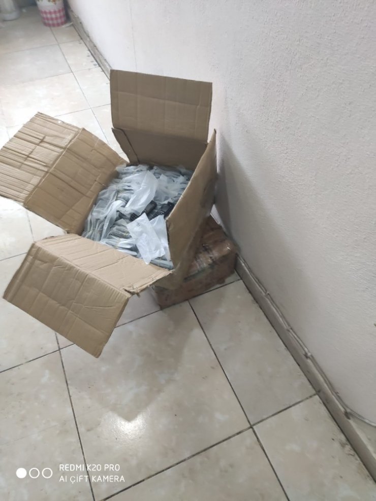 Adana’da 418 kaçak cep telefonu ele geçirildi