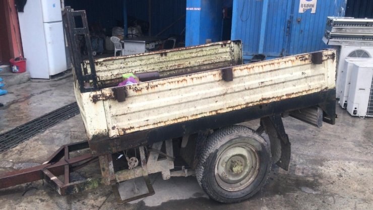 Jandarma römorkları tek tek buluyor