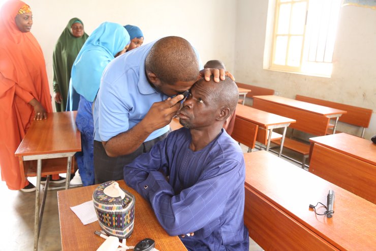 Nijerya'da Türk okulunda sağlık taraması yapıldı