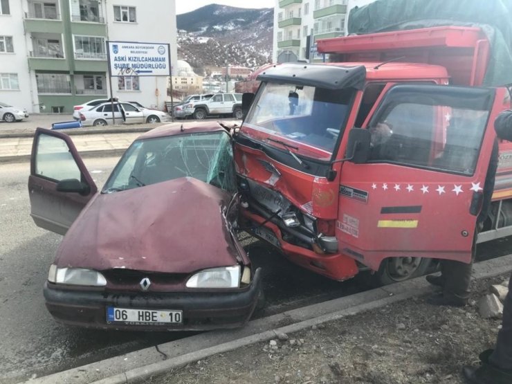 Ankara’da trafik kazası: 1 yaralı