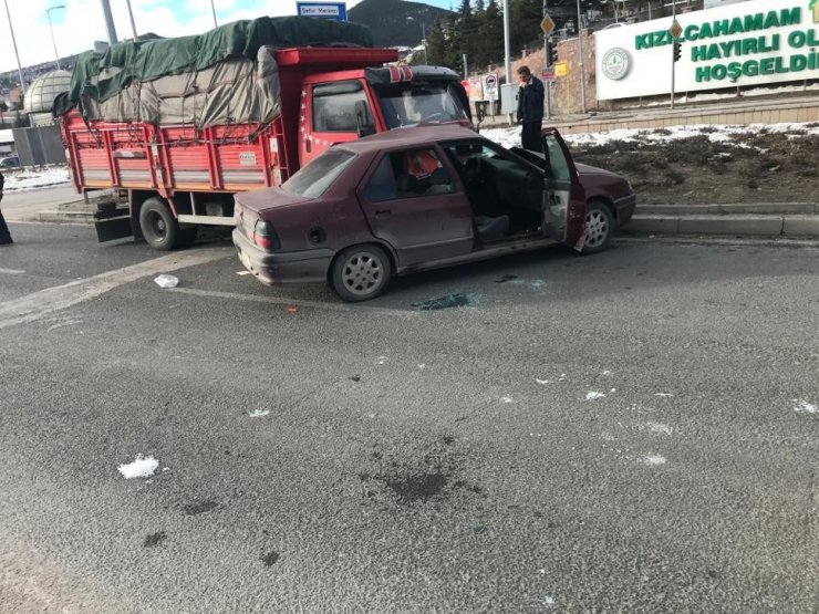 Ankara’da trafik kazası: 1 yaralı