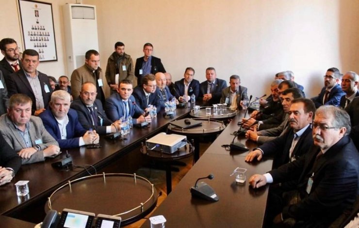 Biga muhtarları,ve İskenderoğlu’nun misafiri oldu