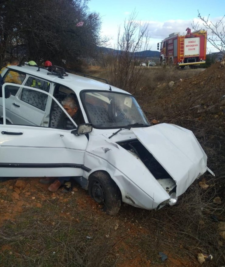 Denizli’de dün meydana gelen trafik kazasında 1 kişi hayatını kaybetti