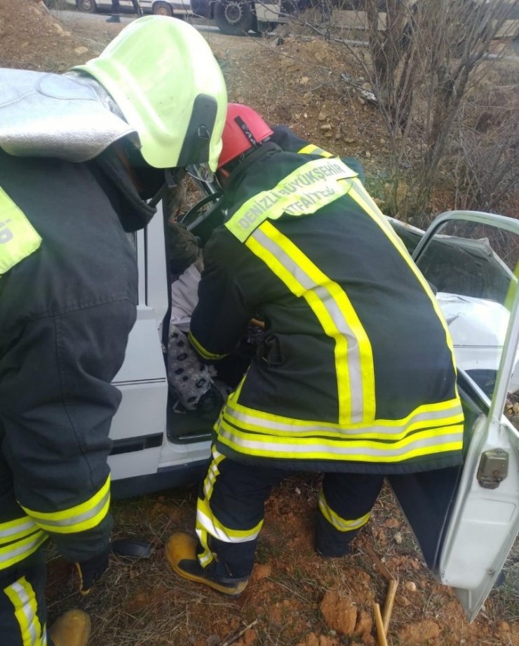 Denizli’de dün meydana gelen trafik kazasında 1 kişi hayatını kaybetti