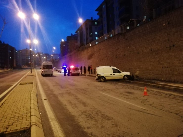 Kayseri’de trafik kazası: 1 yaralı