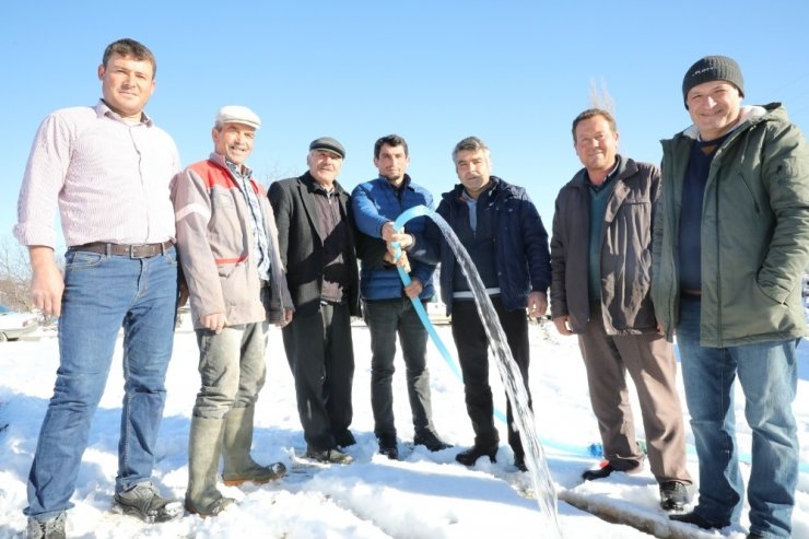 Köyün içme suyu problemi güneş enerjisiyle çözüldü