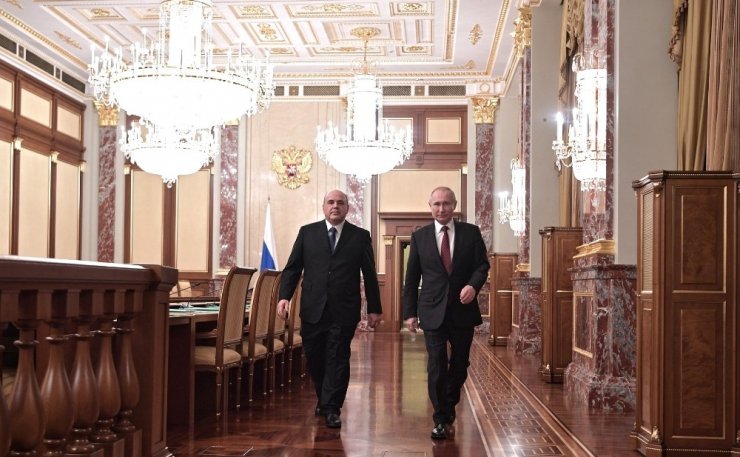 Rusya’nın yeni Başbakanı Mişustin, Putin’e yeni kabineyi tanıttı