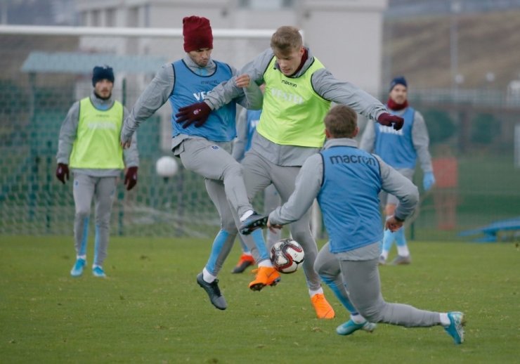 Trabzonspor, Denizlispor maçı hazırlıklarını sürdürdü
