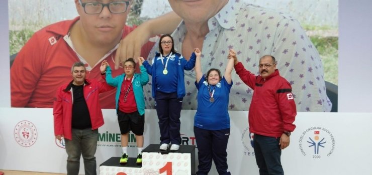 Özel sporcular Türkiye Şampiyonası’na katılmaya hak kazandı