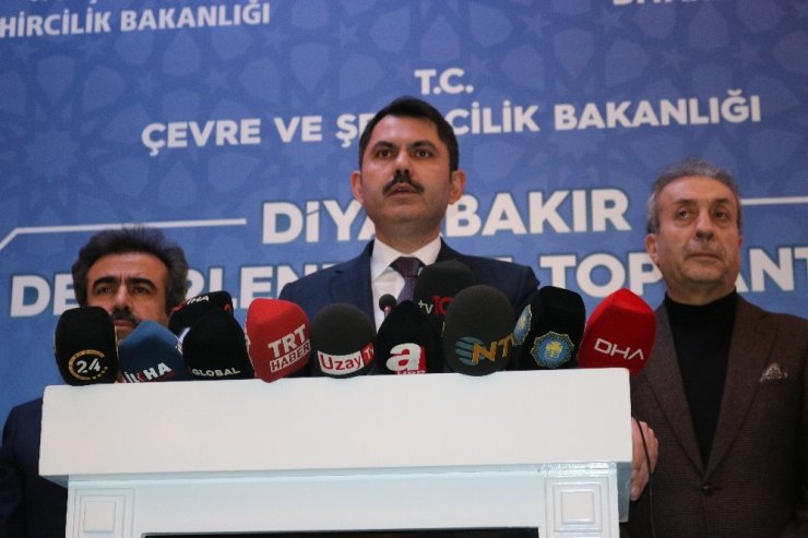 Bakan Kurum: “Amacımız Diyarbakır’ı çok daha iyi seviyelere çekmektir”