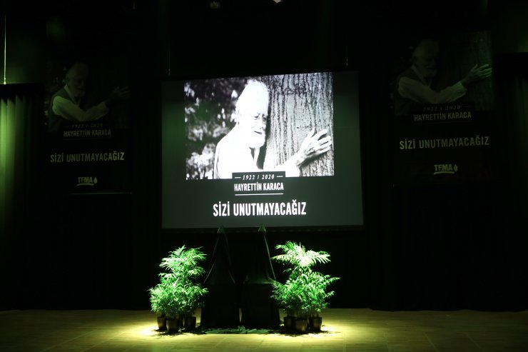 TEMA Vakfı Kurucu Onursal Başkanı Hayrettin Karaca son yolculuğuna uğurlandı