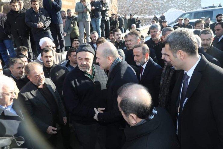 Bakan Soylu, Abdulkerim Çevik’in taziyesine katıldı