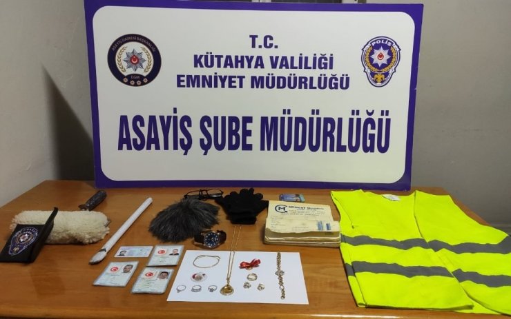 Peruklu-fosforlu hırsız yakalandı