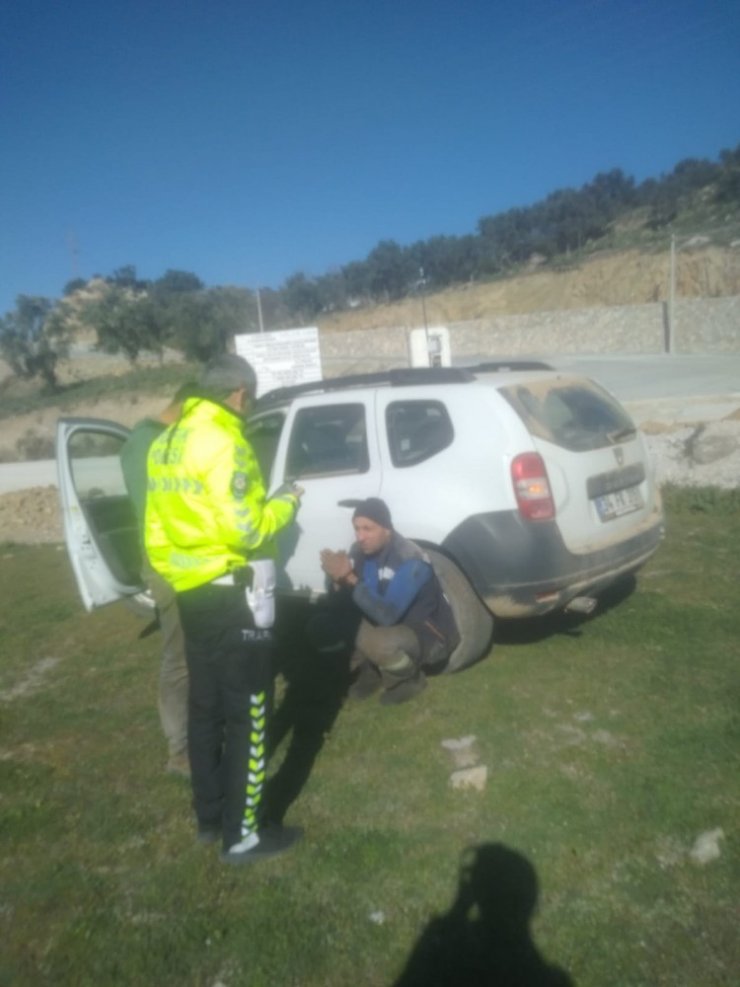 Panik kaza getirdi, 1 yaralı