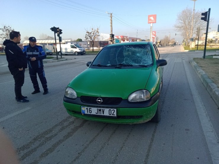 Işıklarda kaza: 1 yaralı