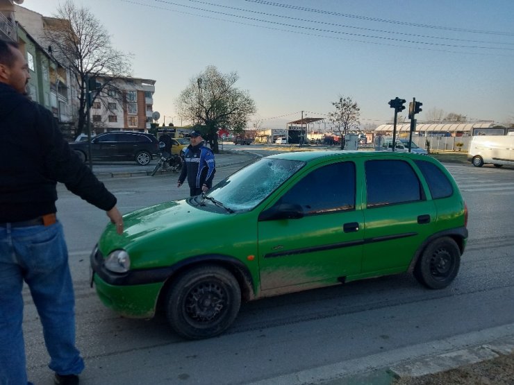 Işıklarda kaza: 1 yaralı