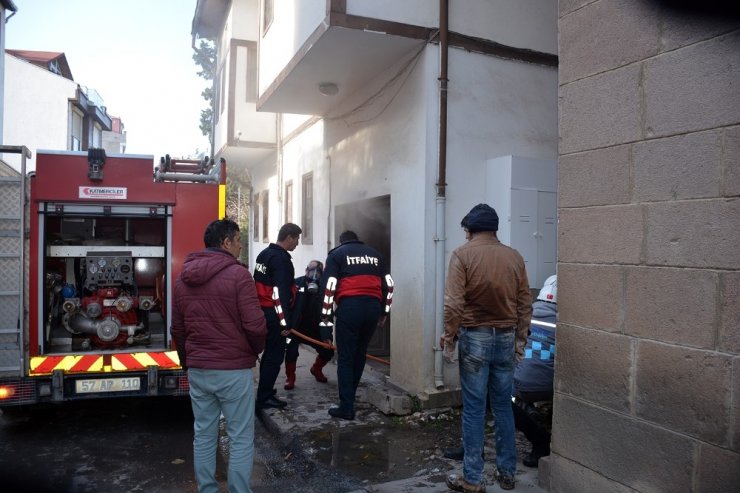 Sinop Etnoğrafya Müzesi’nde yangın paniği