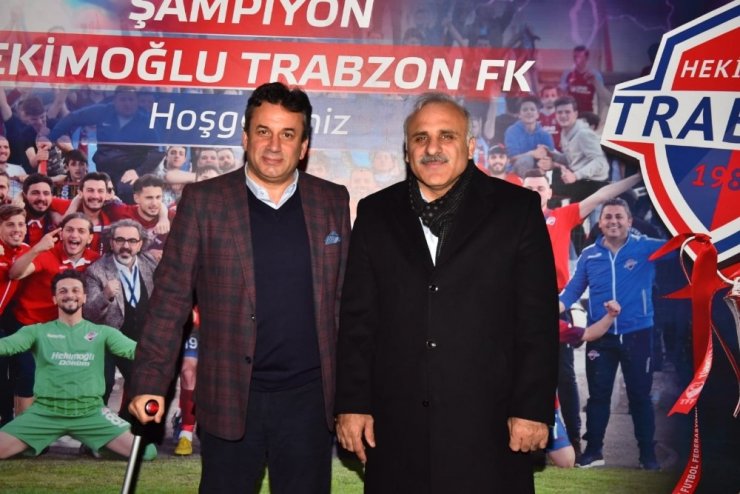 Başkan Zorluoğlu’ndan Hekimoğlu Trabzon FK Kulüp Başkanı Celil Hekimoğlu’na ziyaret