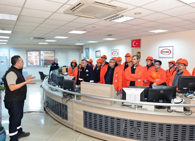 Yarıyıl tatilindeki öğretmenler Erdemir’i gezdi