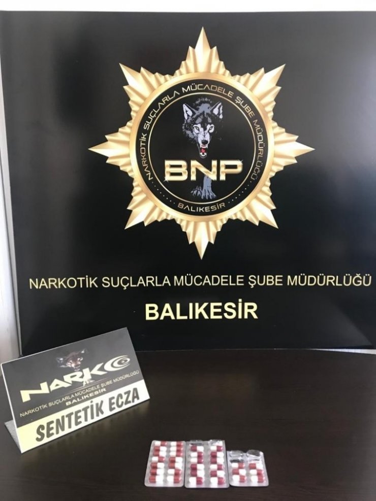 Balıkesir polisinden uyuşturucu operasyonu