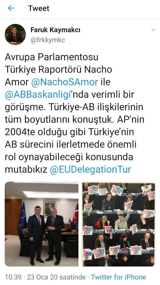 Dışişleri Bakan Yardımcısı Kaymakcı’dan 
