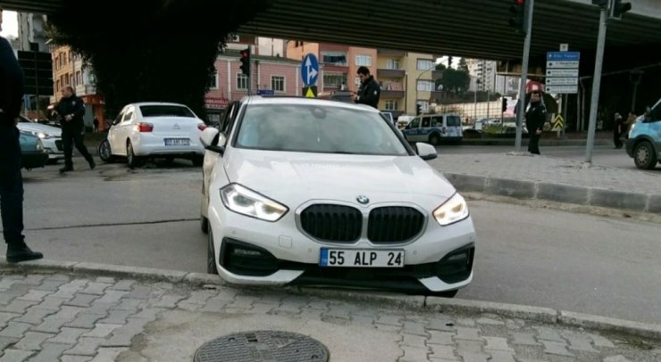 Samsun’da trafik kazası: 2 yaralı