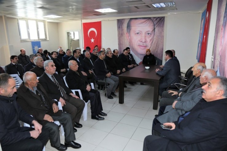 Başkan Akman’dan İlçe Başkanı Başdinç’e ‘hayırlı olsun’ ziyareti