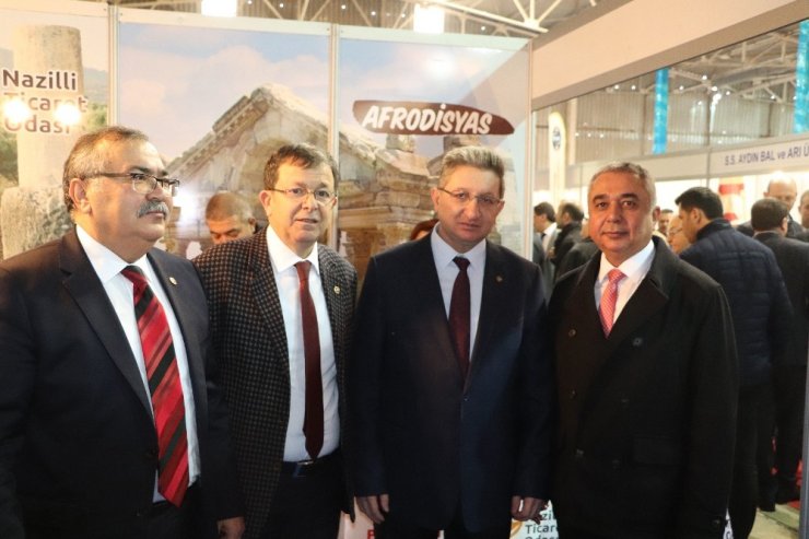 Aydın Tarım Fuarı’nda Nazillili girişimcilerin ürünleri yoğun ilgi gördü