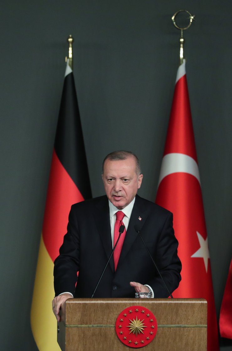 Erdoğan-Merkel ortak basın toplantısı