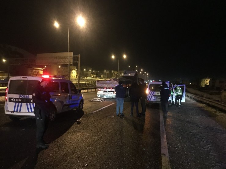 Bilecik’te tırın çarptığı genç kadın hayatını kaybetti