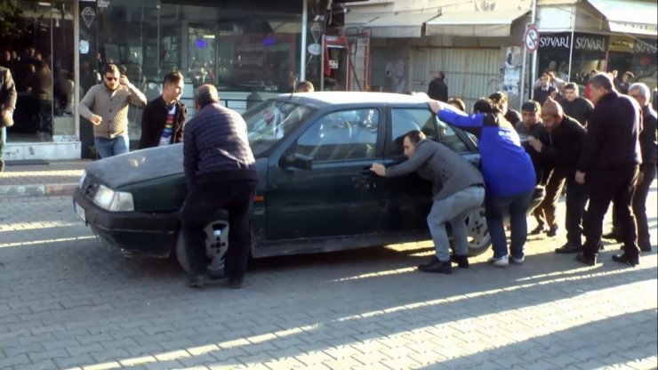 Pastanede çıkan yangın 1 saatte söndürüldü