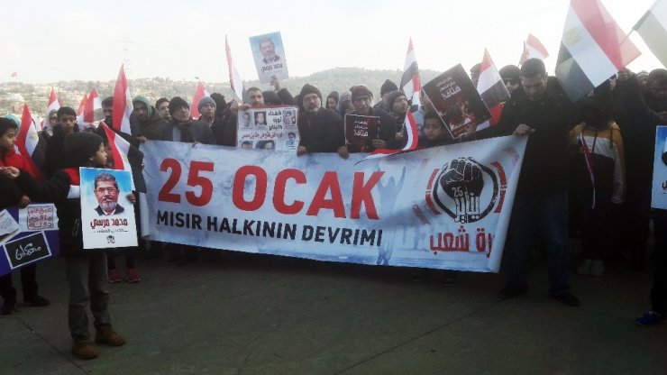 Mısır devriminin 9’uncu yılında İstanbul’da eylem