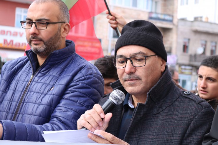 Nevşehir'de, Şeyh Sabri'nin Harem-i Şerif'ten uzaklaştırılmasına tepki