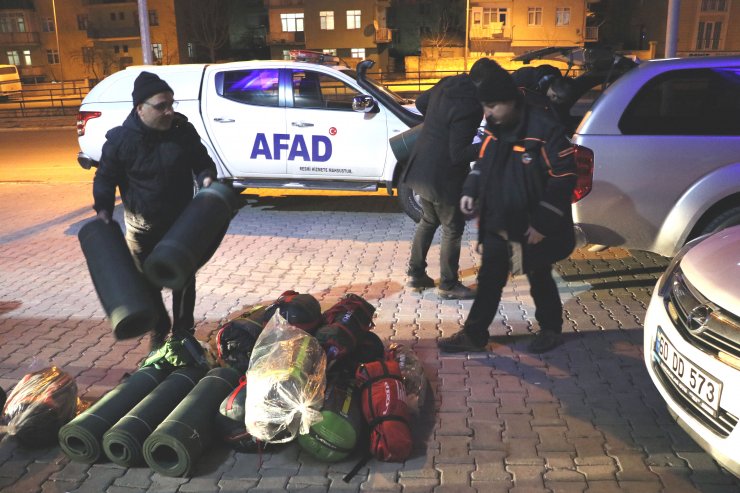 Tokat AFAD ekipleri, Elazığ'daki çalışmalara destek vermek için yola çıktı