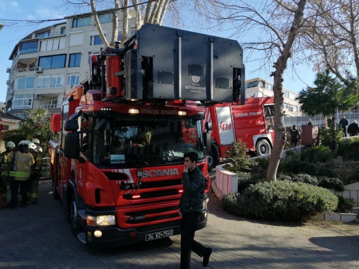 Beylerbeyi Polis Evi’nde yangın paniği