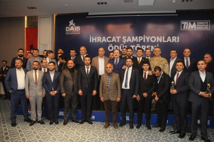 Şırnak’ta 2019 yılı ihracat şampiyonları ödüllendirildi