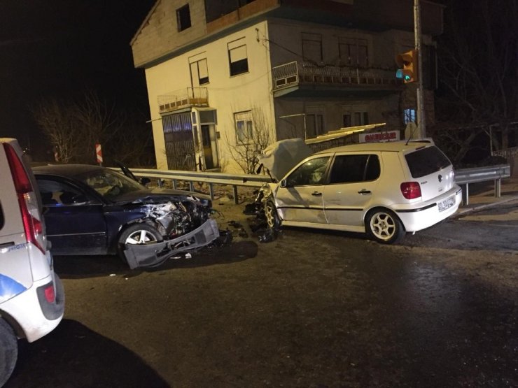 Denizli’de trafik kazası: 1 yaralı