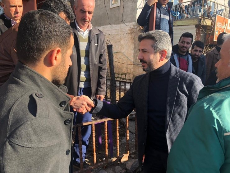 Milletvekili Aydın’dan depremzedelere ‘geçmiş olsun’ ziyareti
