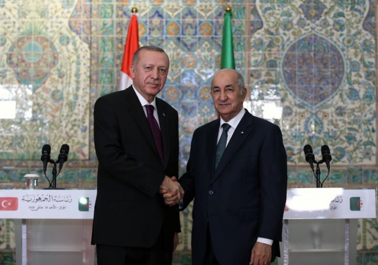 Erdoğan ve Tebbun’dan ortak basın toplantısı