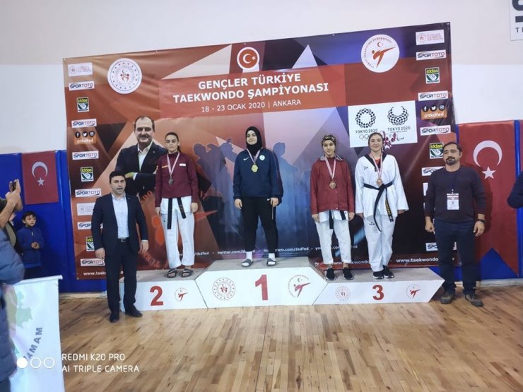 Sudenur Erciyes, Taekwondo Türkiye üçüncüsü oldu