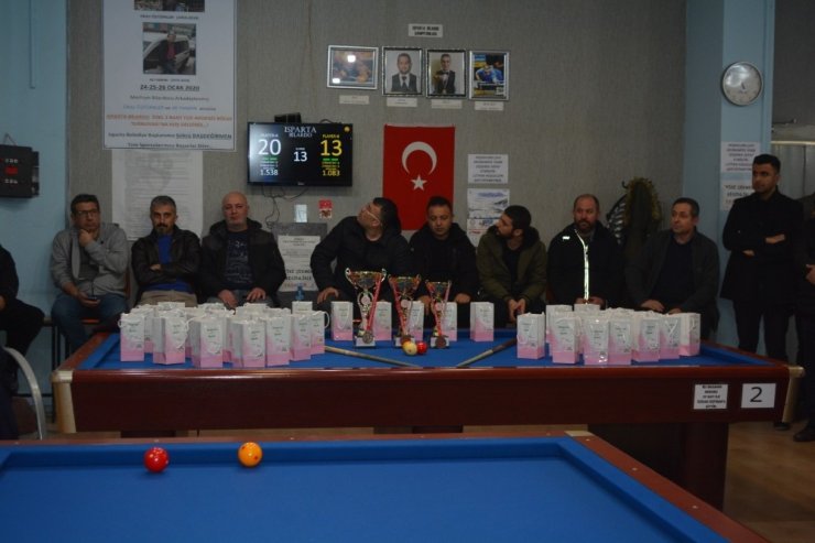 Merhum Bilardocular Okay Öztürkler ve Ali Yaman düzenlenen turnuva ile anıldı