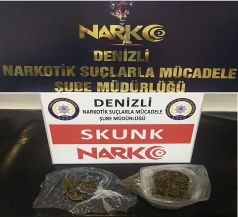 Denizli’de 7 ayrı uyuşturucu operasyonda 3 tutuklama