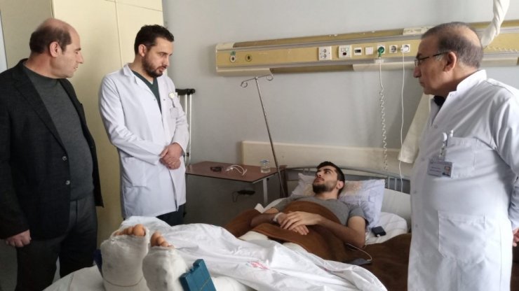 Elazığ depreminde yaralanan öğrencinin tedavisi devam ediyor
