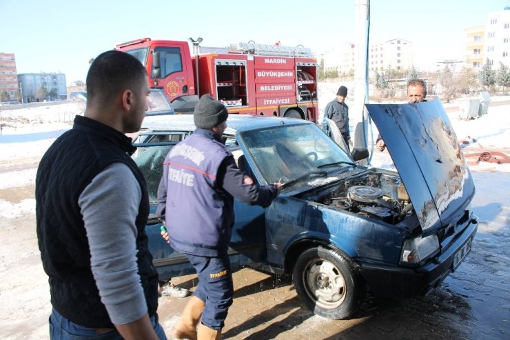 İtfaiyenin erken müdahalesi olası faciayı önledi