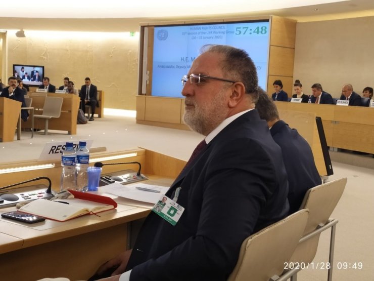 Gülaçar, Cenevre’de Birleşmiş Milletler Çalışma Grubunda