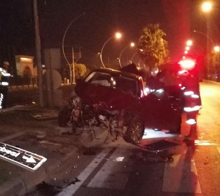 Tarsus’ta trafik kazası: 2 yaralı
