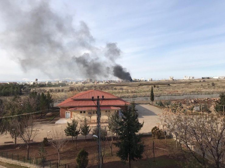 Siverek’te korkutan trafo yangını