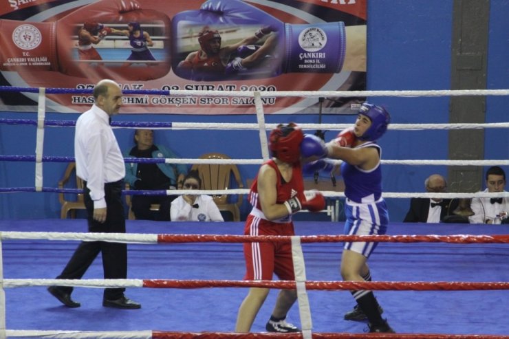 Çankırı’da boks heyecanı