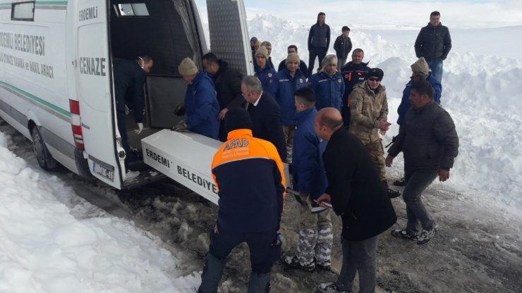 Mersin’de karda kaybolan şahsın cesedine ulaşıldı (2)