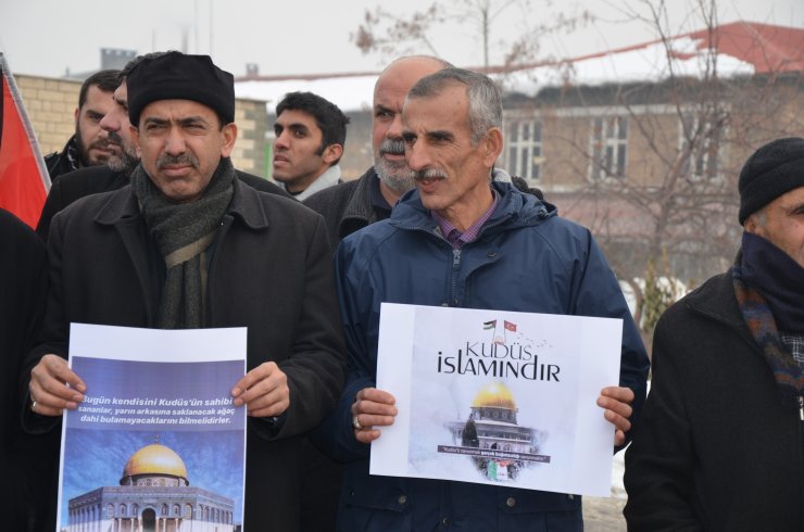 Van ve Muş'ta ABD'nin sözde Ortadoğu Barış Planı protesto edildi